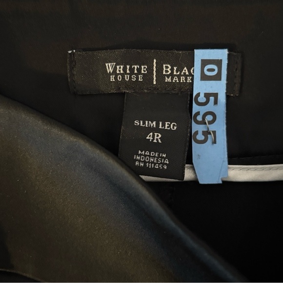 black slim leg pants size 4 - Picture 4 of 4